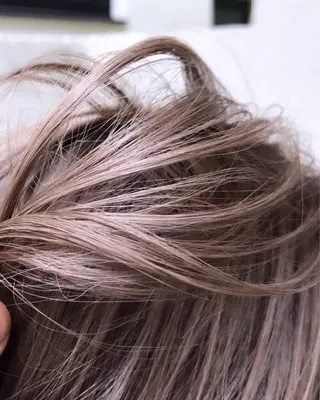ミディアム カラー パーマ ヘアアレンジ 【白髪ぼかし 専門GBG】自由が丘のヘアスタイル
