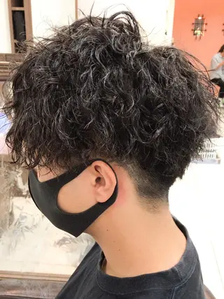 ショート パーマ メンズ 大澤　裕貴 【メンズカット】のヘアスタイル