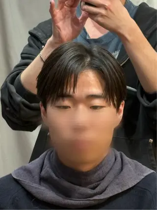 ショート メンズ 韓国メンズヘア/ 毛流れヘア　須田龍世のヘアスタイル