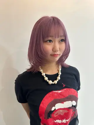 ミディアム DEAN AYAのヘアスタイル