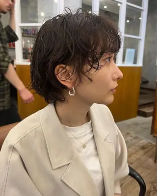 ショート パーマ 🌿ボブ パーマ高橋啓太🌿のヘアスタイル