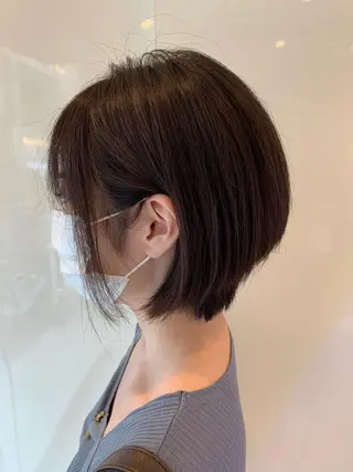 ショート カラー 美髪形成！色素改善！ 秋田　和輝のヘアスタイル