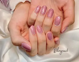 ネイル 23時まで❤︎韓国、 ワンホンネイルのネイルデザイン