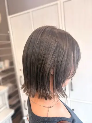 ショート レイヤー/透けカラー ✨KANAのヘアスタイル