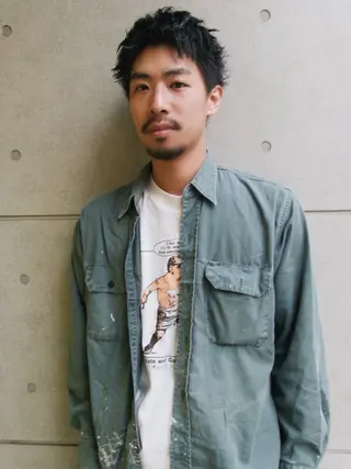 ショート メンズ 原宿↔︎浦和　美容師 折笠　亮のヘアスタイル