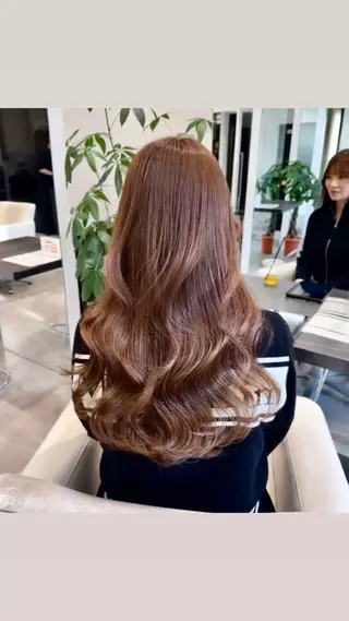 カラー 透明感カラー/髪質 改善🎀suzukaのヘアスタイル