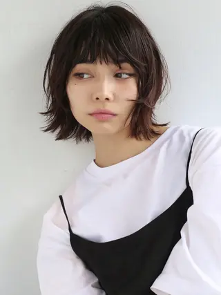 ショート カラー パーマ ANDREY 表参道 ショート×髪質改善のヘアスタイル