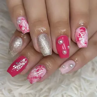 ネイル 【Yappy🌈】 💖P-tanaのネイルデザイン