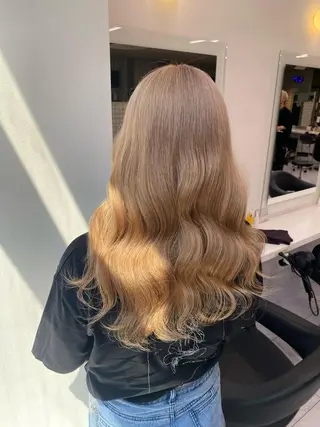 ロング カラー ヘアアレンジ キッズ TRU Shino🦋のマツエク・マツパデザイン
