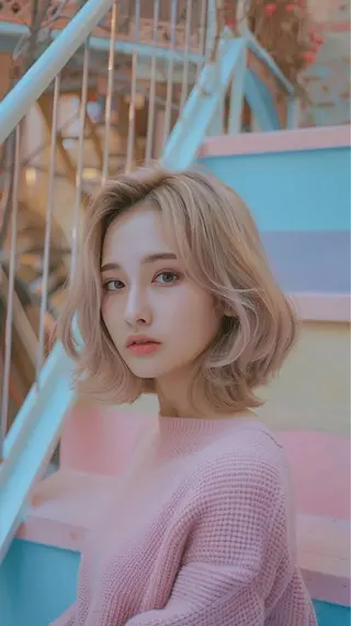 ミディアム 池袋/カラー特化🎨 ロング料金なし🩵のヘアスタイル