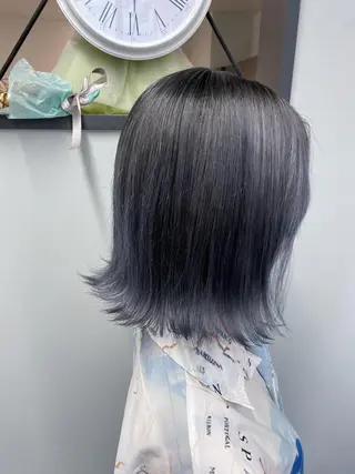ミディアム カラー jill by gisel＿のヘアスタイル