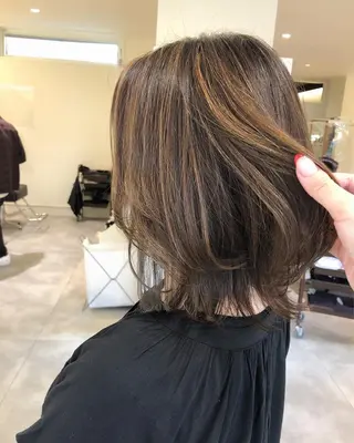 ミディアム カラー 韓国ヘア×髪質改善 /yoshikaのヘアスタイル