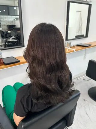 ロング カラー ヘアセット🎀透明感 カラーHiROEのヘアスタイル
