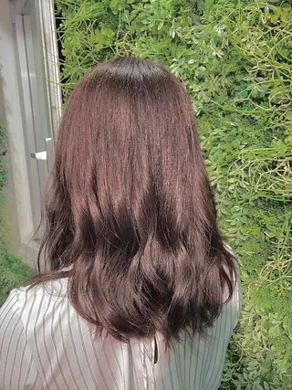 セミロング カラー 松澤 勇輝のヘアスタイル