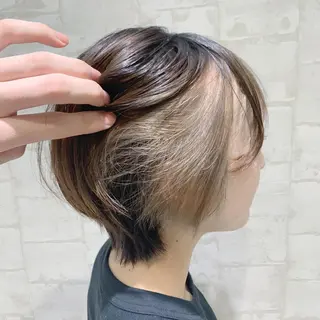 ショート カラー 美髪矯正 特化　川田のヘアスタイル
