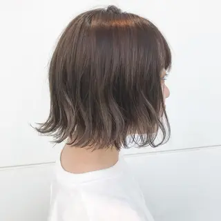 ミディアム カラー 嶋佐 昌大 シマサマオのヘアスタイル