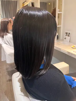 ミディアム 福本 好子のヘアスタイル