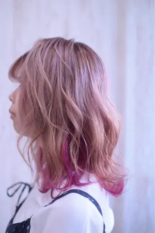 ミディアム GATE. staffのヘアスタイル