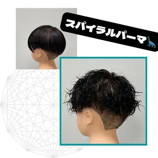 メンズ 藤原 亜美🤍のヘアスタイル