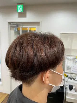 カラー 🦋メンズカット/パ ーマモデル紀輔🦋‪のヘアスタイル