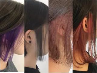 ミディアム milis 知崎春奈のヘアスタイル