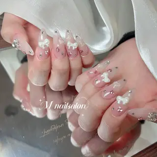 ネイル M🌷nail 長さだし専門店のネイルデザイン