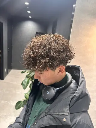 ショート パーマ メンズ 【メンズサロン】 BLUCK 横浜のヘアスタイル