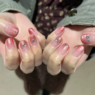ネイル パラあり！フィルイン 美フォルムのネイルデザイン