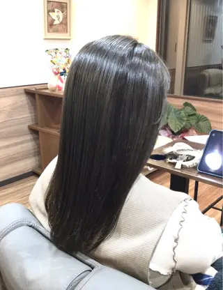 ロング カラー Annon プライベートサロンのヘアスタイル