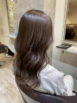 ロング カラー 小顔/似合わせカット 杉山莉菜のヘアスタイル