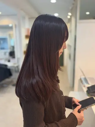 ロング 韓国風⭐️くびれヘア 🍀高津かえでのヘアスタイル