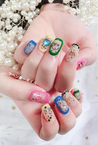 ネイル ラベンダー💖日暮里 ルル💖ネイルのネイルデザイン