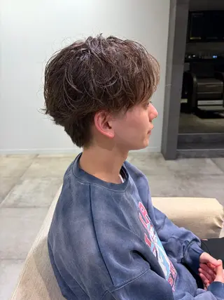パーマ メンズ 門石 一栞のヘアスタイル