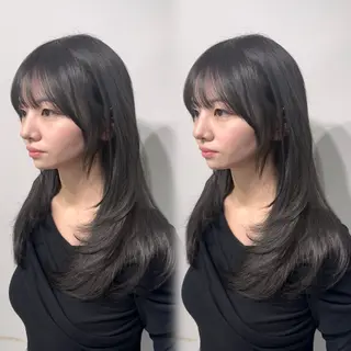 ロング ʚザクザクレイヤー× 艶透明感/にしじまɞのヘアスタイル