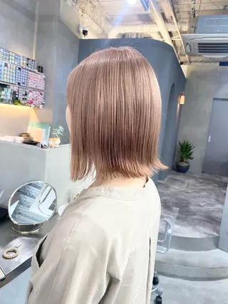 ミディアム カラー 前橋 姫奈のヘアスタイル