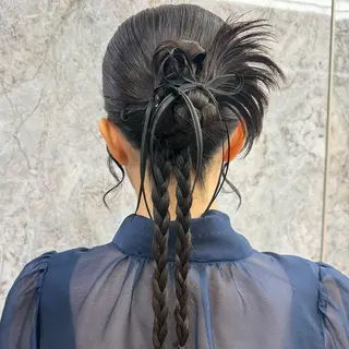 ヘアアレンジ 🎀ikuno🎀 LOE 🫧艶髪のヘアスタイル