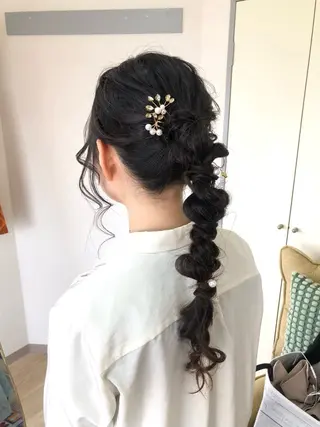 ロング ヘアアレンジ salon *meehoのネイルデザイン