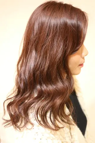 セミロング 田中 佐知のヘアスタイル