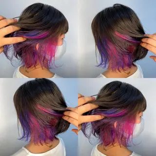 ショート カラー 美容室 HAKUAのヘアスタイル