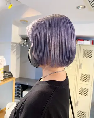 ショート カラー happy  man 🌸クロスパーマ🌸のヘアスタイル