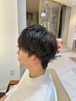 パーマ メンズ 畑中 夢のヘアスタイル