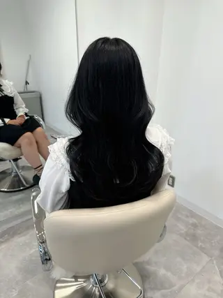 セミロング 🤍 RIKO / LITTYのヘアスタイル