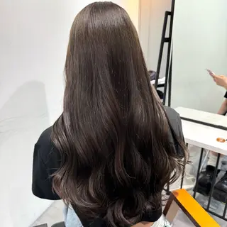 ロング カラー ヘアアレンジ ブリーチなしカラー /新百合ヶ丘/安形翔のヘアスタイル