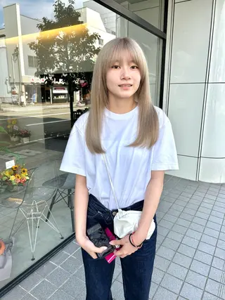 ミディアム カラー 一ノ瀬 暁のヘアスタイル