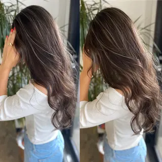 ロング カラー ｎ／ｍ所属・桜木町駅徒歩5分 ハイライト横浜No1のヘアスタイル