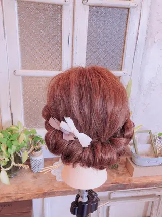 ヘアアレンジ サロンドユウ こはるのヘアスタイル