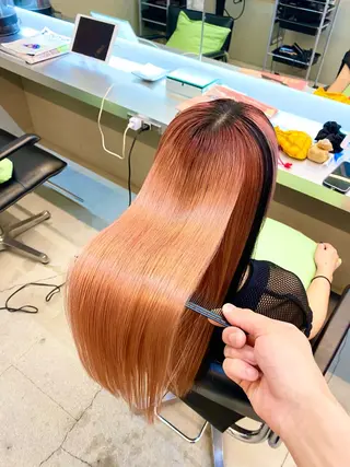 ロング パーマ 艶髪と透明感を ‼️/若林のヘアスタイル