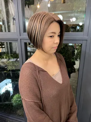 カラー RINKA 岡崎美容室のヘアスタイル