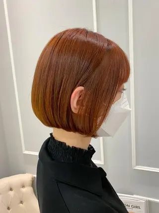 ミディアム 似合わせ艶髪カラー ❤️ハダユミのヘアスタイル