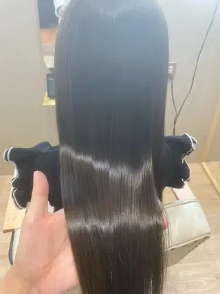 セミロング シムラ カイゲンのヘアスタイル